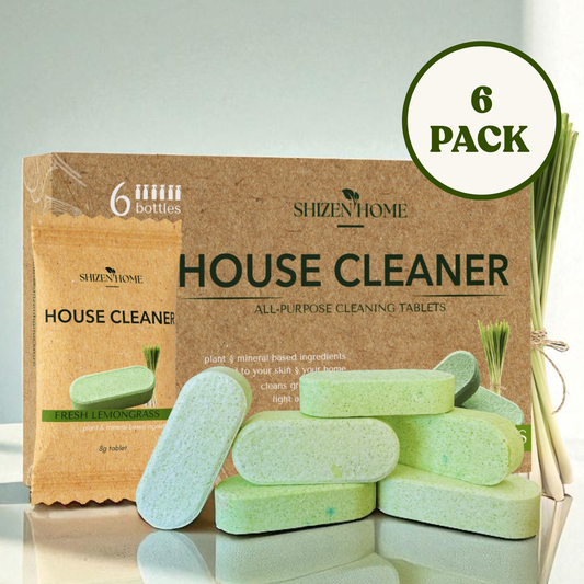 ハウス用マルチクリーナー掃除タブレット - Multi Cleaning Tablets, （6タブレット）、最大3リットルの洗浄洗剤
